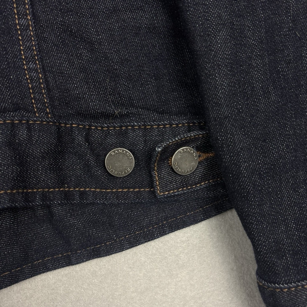 Banana Republic Denim Jacket Men’s Large Blue Indigo Wash Trucker Casual - Picture 5 of 7